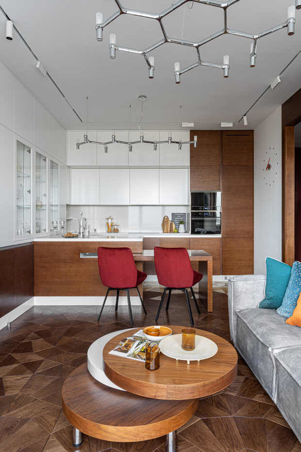 Фото из портфолио Квартира 74,6 кв.м. ЖК "Лица" Реализованный проект – фотографии дизайна интерьеров на INMYROOM