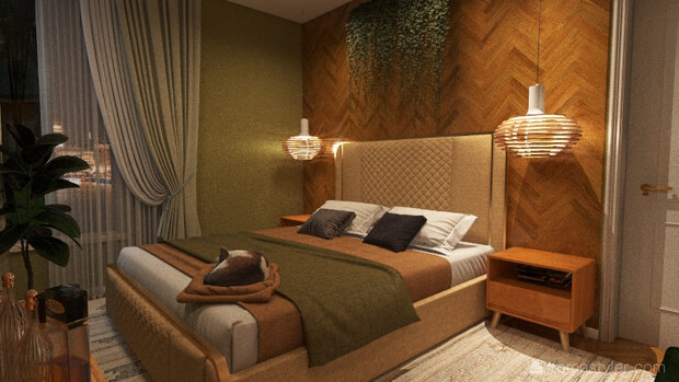Фото из портфолио Спальня 2021 – фотографии дизайна интерьеров на INMYROOM