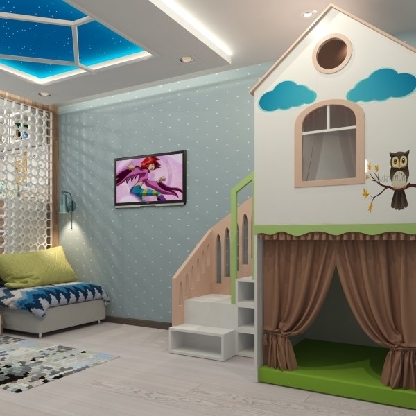 Фото из портфолио Дизайн КВАРТИРЫ ДЛЯ СЕМЬИ С 3 ДЕТЬМИ – фотографии дизайна интерьеров на INMYROOM