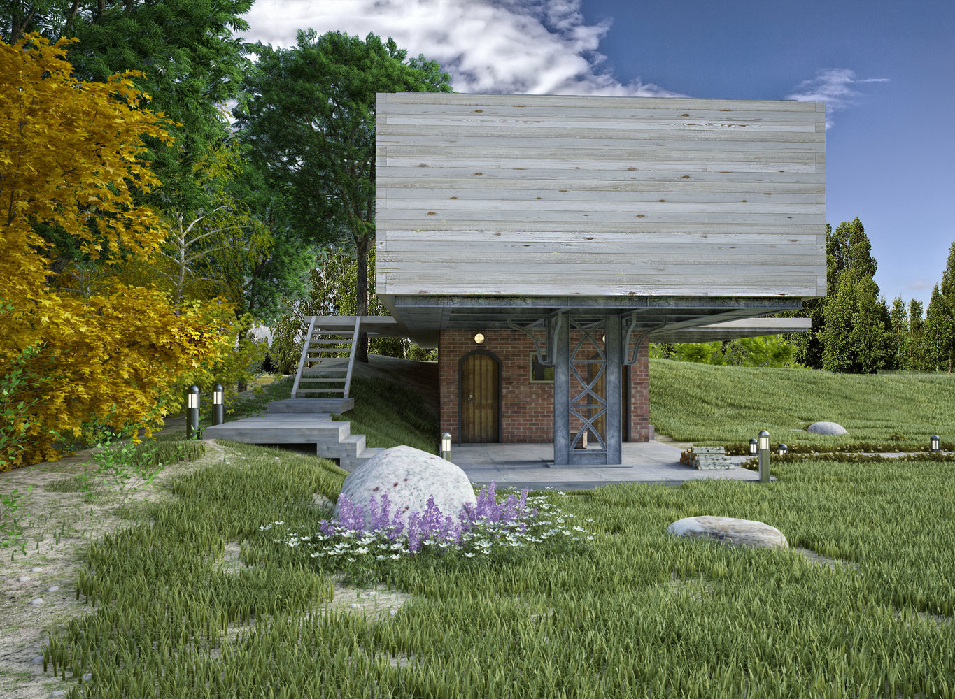 Фото из портфолио Wooden house – фотографии дизайна интерьеров на INMYROOM Фото из портфолио Wooden house – фотографии дизайна интерьеров на INMYROOM