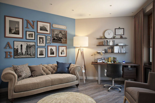 Фото из портфолио Квартира 115 кв.м. в стиле эклектика в ЖК Балтийский квартет. – фотографии дизайна интерьеров на INMYROOM