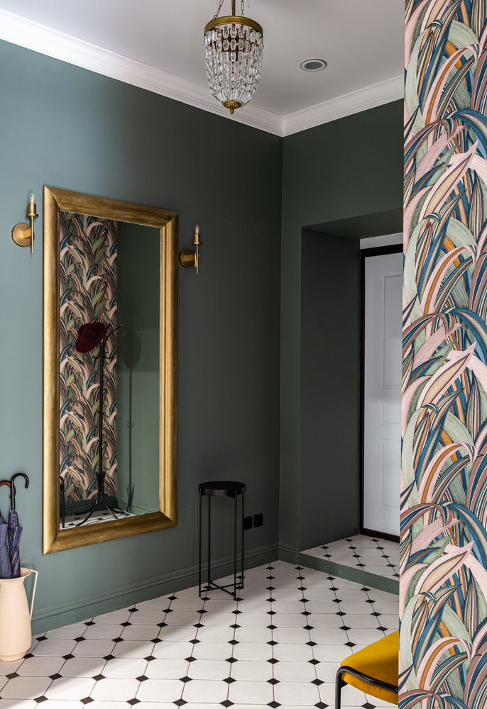 Фотография: Прихожая в стиле Современный, Эклектика, Квартира, Проект недели, Санкт-Петербург, 2 комнаты, 40-60 метров, Наталья Березина – фото на INMYROOM Фотография: Прихожая в стиле Современный, Эклектика, Квартира, Проект недели, Санкт-Петербург, 2 комнаты, 40-60 метров, Наталья Березина – фото на INMYROOM