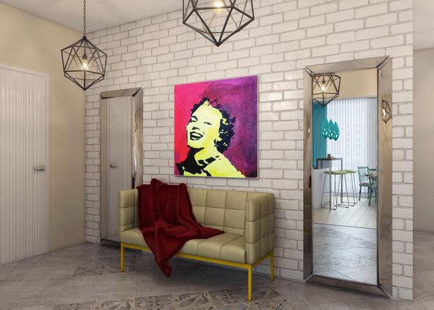 Фото из портфолио Яркая Жемчужина в ЖК Море – фотографии дизайна интерьеров на INMYROOM