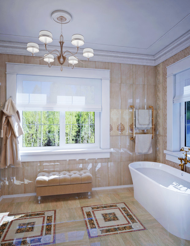 Фото из портфолио Ванные – фотографии дизайна интерьеров на INMYROOM