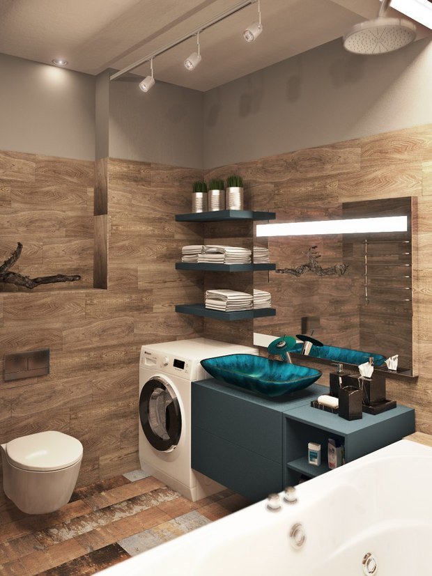 Фото из портфолио Квартира в стиле лофт, 70 м2 – фотографии дизайна интерьеров на INMYROOM