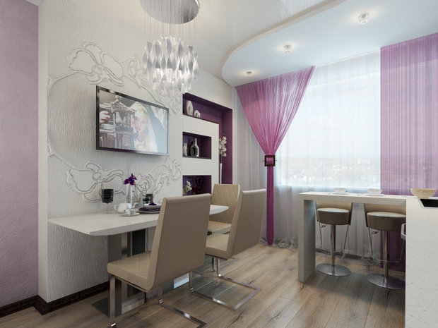 Фото из портфолио 2к.кв. в ЖК «Калипсо» (на ул. Сакко и Ванцетти 59) – фотографии дизайна интерьеров на INMYROOM