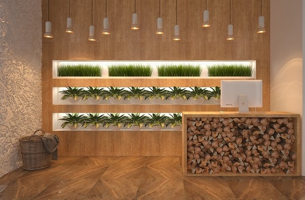 Фото из портфолио Интерьер цветочного магазина. Визуализация. – фотографии дизайна интерьеров на INMYROOM