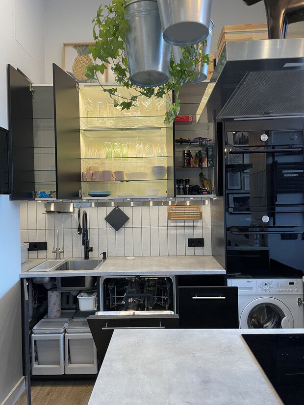 Фотография: Кухня и столовая в стиле Лофт, Скандинавский, Современный, Ремонт на практике – фото на INMYROOM