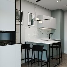 Фото из портфолио Квартира у моря – фотографии дизайна интерьеров на INMYROOM