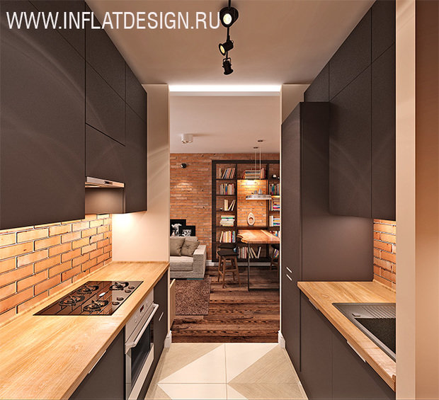 Фото из портфолио Однокомнатная квартира 41 кв м – фотографии дизайна интерьеров на INMYROOM