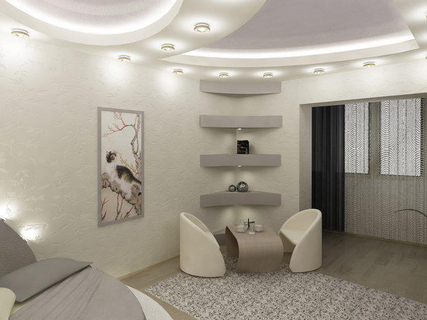 Фото из портфолио Дизайн спальни в пастельных тонах  – фотографии дизайна интерьеров на INMYROOM