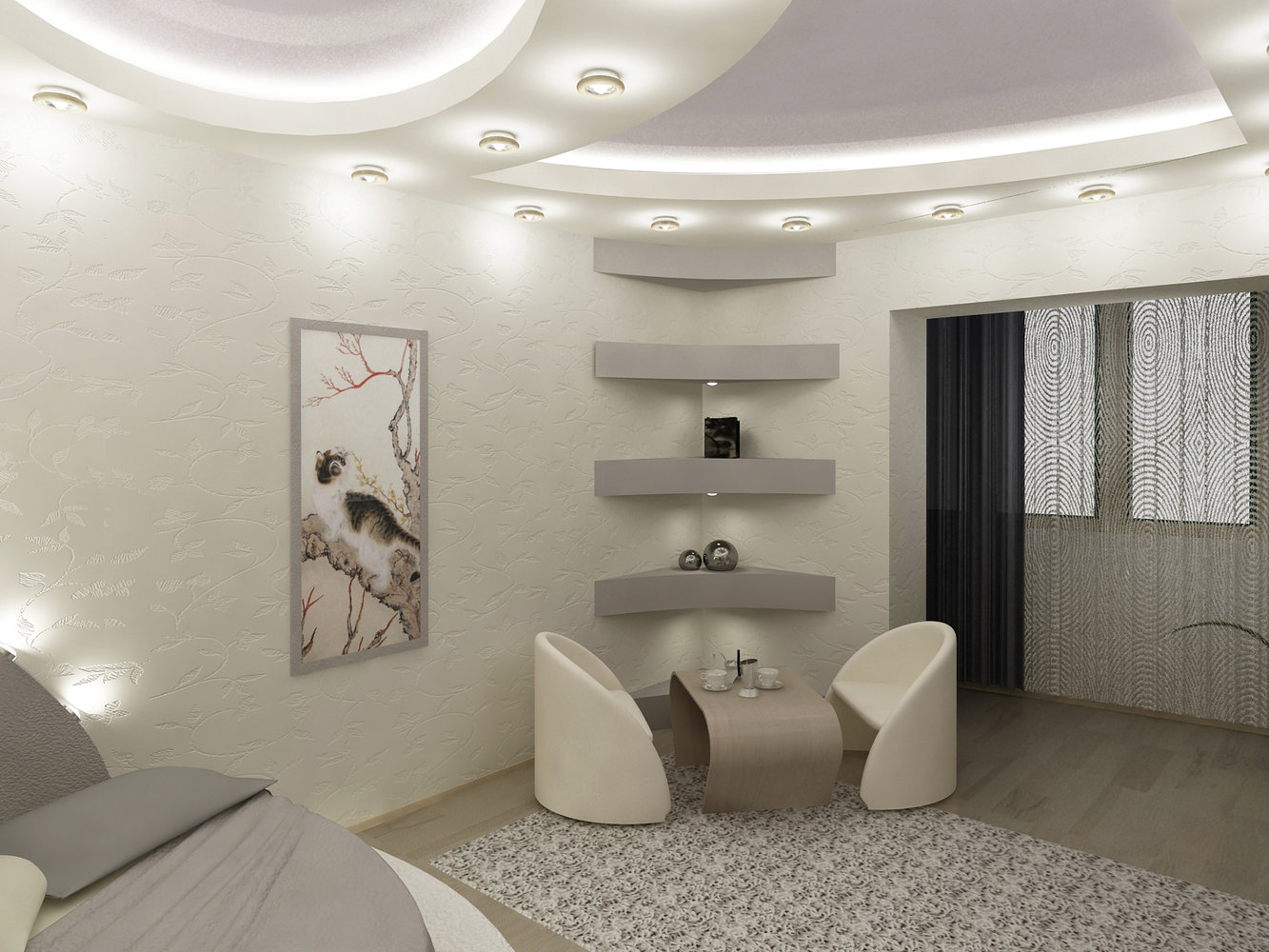 Фото из портфолио Дизайн спальни в пастельных тонах – фотографии дизайна интерьеров на INMYROOM Фото из портфолио Дизайн спальни в пастельных тонах – фотографии дизайна интерьеров на INMYROOM