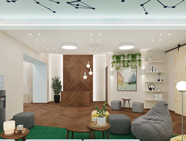 Фото из портфолио Школа творческого развития "Звезды" – фотографии дизайна интерьеров на INMYROOM