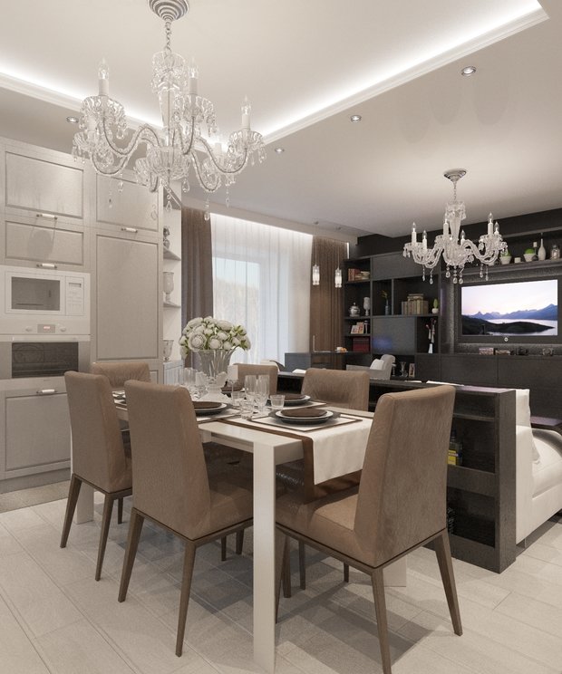 Фото из портфолио Квартира 75 кв.м. в ЖК"Кедровый" – фотографии дизайна интерьеров на INMYROOM