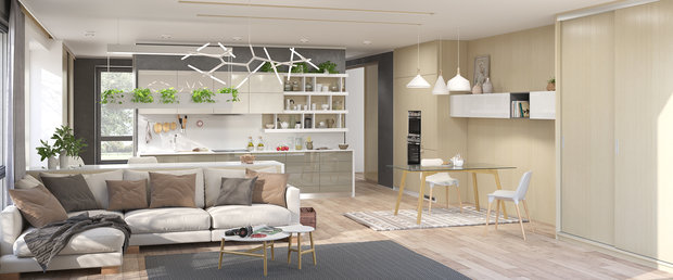 Фотография: Гостиная в стиле Современный, Студия, Советы – фото на INMYROOM