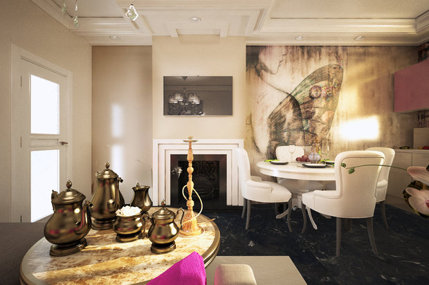 Фото из портфолио Квартира для молодой пары – фотографии дизайна интерьеров на INMYROOM