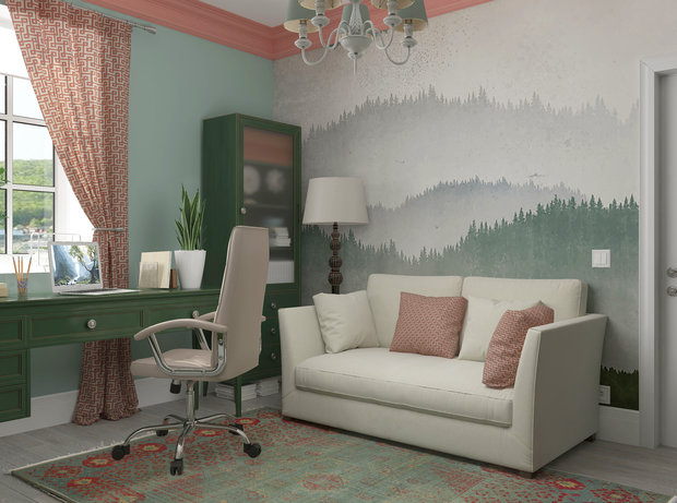 Фото из портфолио Кабинет "Covert" – фотографии дизайна интерьеров на INMYROOM