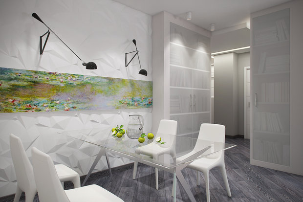 Фото из портфолио Квартира «Вдохновение», 101 кв.м. – фотографии дизайна интерьеров на INMYROOM