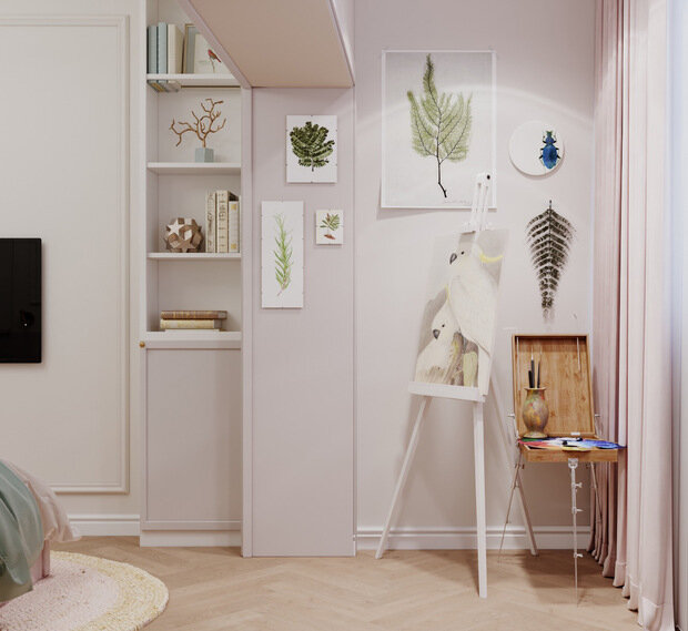 Фото из портфолио Квартира в классике 60 кв.м. – фотографии дизайна интерьеров на INMYROOM