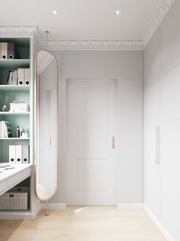 Фотография: Кабинет в стиле Современный, Квартира, Проект недели, Москва, 4 и больше, Более 90 метров, Елена Лебедева – фото на INMYROOM