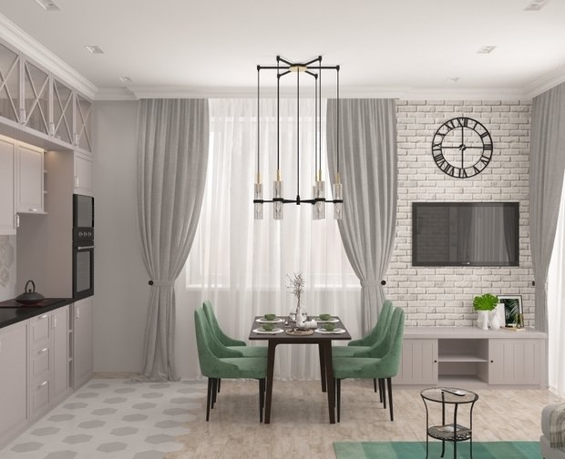 Фото из портфолио СКАНДИ В ДВУШКЕ  – фотографии дизайна интерьеров на INMYROOM