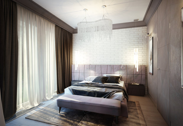 Фотография: Спальня в стиле Хай-тек,  – фото на INMYROOM