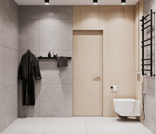 Фото из портфолио ЖК «На Фруктовой», Ижевск, 85 м2 – фотографии дизайна интерьеров на INMYROOM