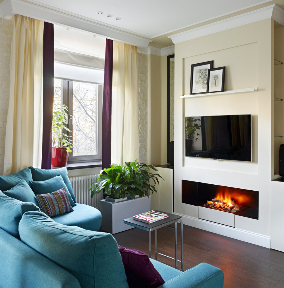 Фотография: Гостиная в стиле Эклектика, Классический, Современный, Восточный, Квартира, Дома и квартиры, Проект недели, Москва, 3 комнаты, 60-90 метров, Марина Пенние, Роман Воронов, Marina Pennie design & art – фото на INMYROOM