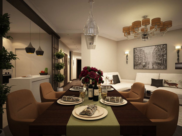 Фото из портфолио Квартира в ЖК "Доминион", 190 м2 – фотографии дизайна интерьеров на INMYROOM