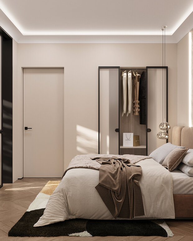 Фото из портфолио Дизайн интерьера квартиры в ЖК «Министр» в стиле современная классика – фотографии дизайна интерьеров на INMYROOM