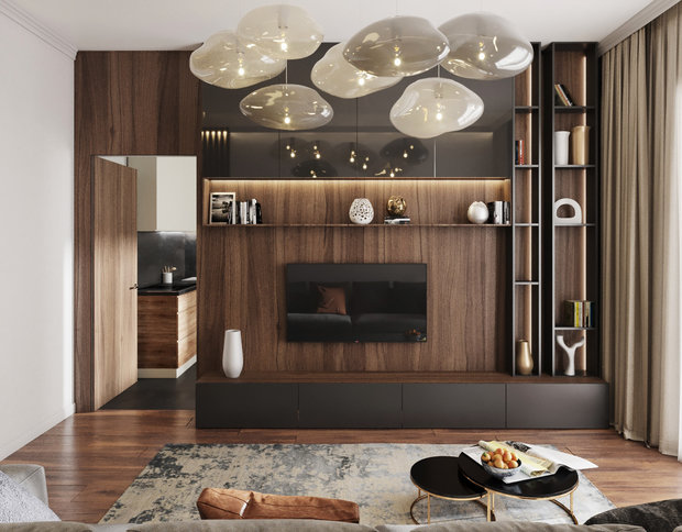 Фото из портфолио Сердце Столицы \ 99 кв. м. – фотографии дизайна интерьеров на INMYROOM