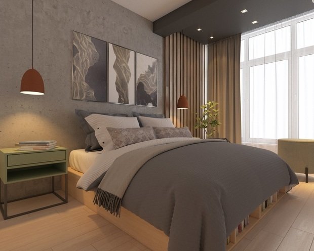 Фото из портфолио Проект 3-х комнатной квартиры в духе лофт – фотографии дизайна интерьеров на INMYROOM