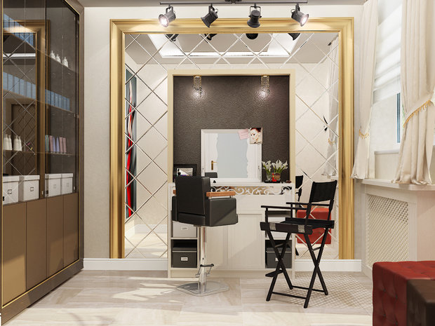 Фото из портфолио Кабинет визажиста – фотографии дизайна интерьеров на INMYROOM