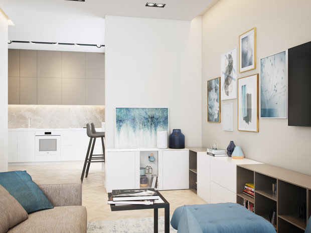 Фотография: Гостиная в стиле Минимализм, Miele, Гид, G7000 – фото на INMYROOM