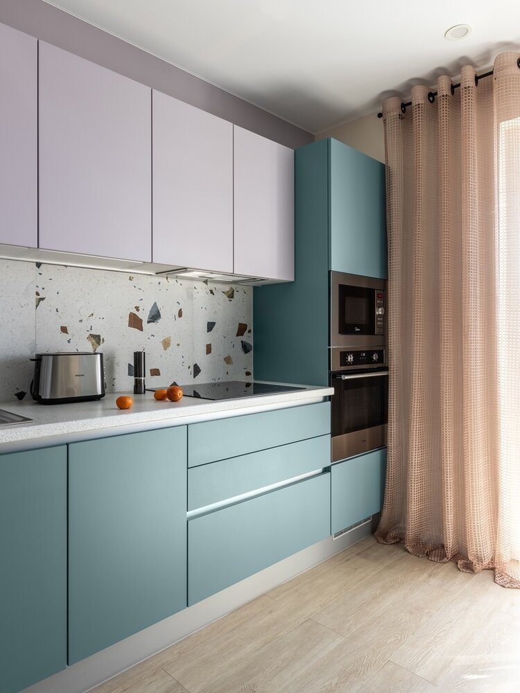 Фотография: Кухня и столовая в стиле Современный, Квартира, Проект недели, 1 комната, 40-60 метров, Саратов, Mikhailova Design, Мария Михайлова – фото на INMYROOM Фотография: Кухня и столовая в стиле Современный, Квартира, Проект недели, 1 комната, 40-60 метров, Саратов, Mikhailova Design, Мария Михайлова – фото на INMYROOM