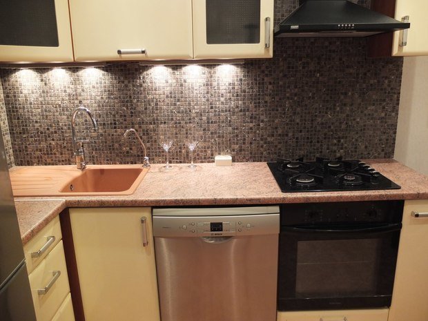 Фото из портфолио Кухня с гостиной Реализованный дизайн-проект – фотографии дизайна интерьеров на INMYROOM