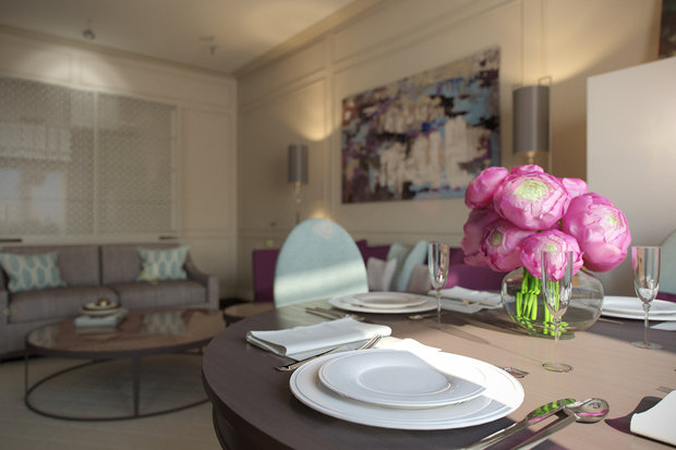 Фото из портфолио Проект Лефортово, 140м2 – фотографии дизайна интерьеров на INMYROOM