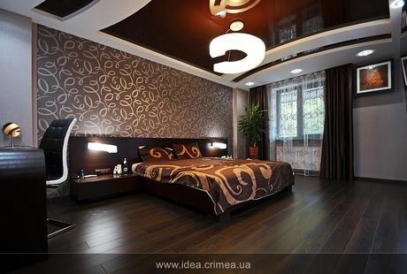 Оранжевый минимализм в интерьере квартиры