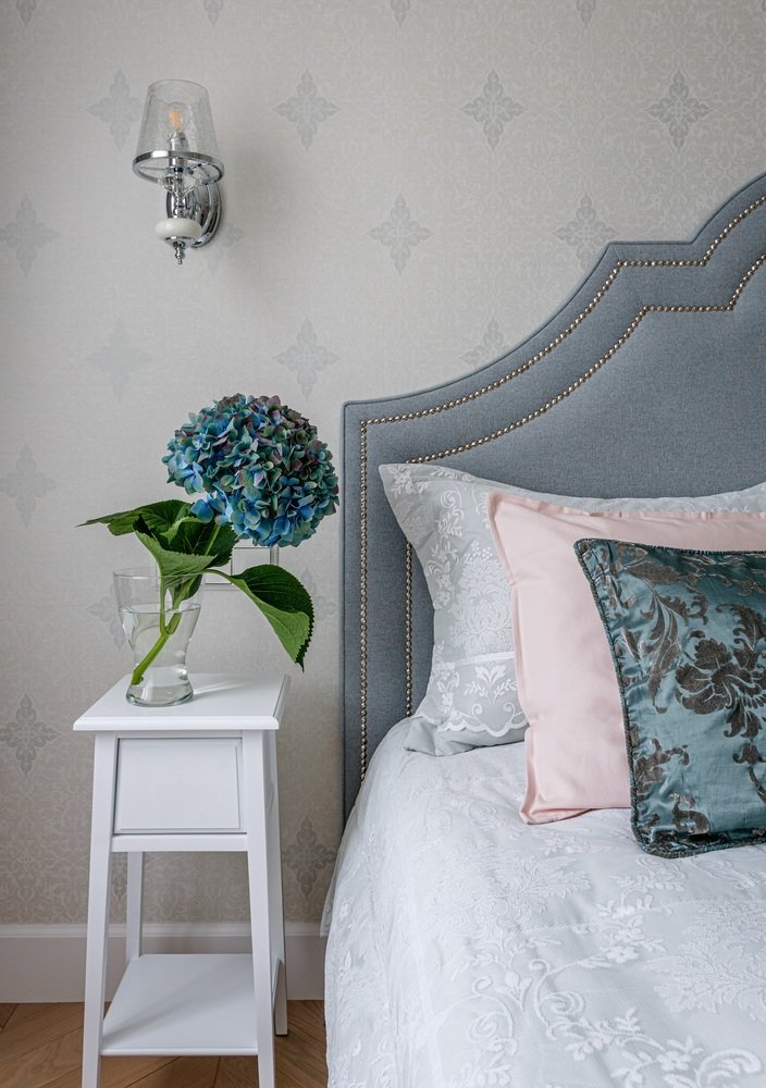 Фотография: Спальня в стиле Классический, Современный, Квартира, Проект недели, Москва, 3 комнаты, 60-90 метров, Елена Бодрова – фото на INMYROOM Фотография: Спальня в стиле Классический, Современный, Квартира, Проект недели, Москва, 3 комнаты, 60-90 метров, Елена Бодрова – фото на INMYROOM