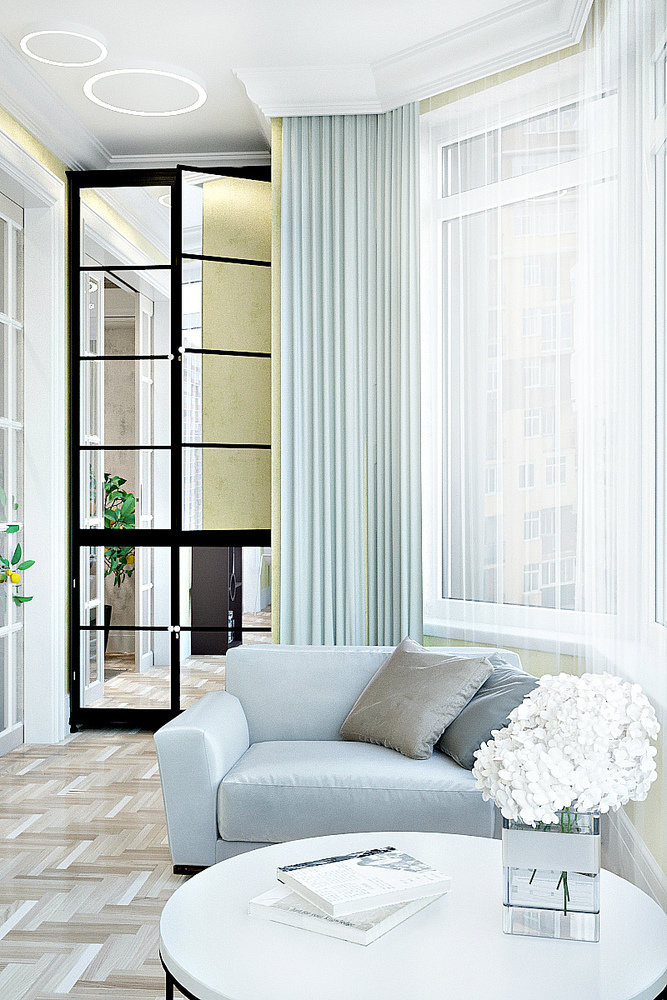 Фотография: Балкон в стиле Современный, Квартира, Проект недели, Краснодар, Екатерина Кондратюк, Монолитный дом, 1 комната, 40-60 метров – фото на INMYROOM Фотография: Балкон в стиле Современный, Квартира, Проект недели, Краснодар, Екатерина Кондратюк, Монолитный дом, 1 комната, 40-60 метров – фото на INMYROOM