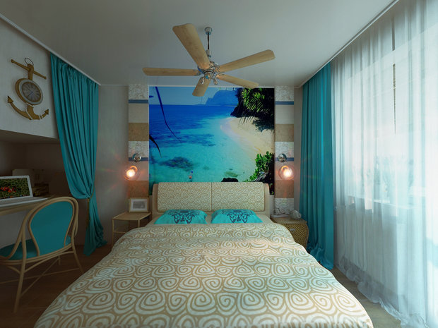 Фото из портфолио средиземноморская спальня для Дины – фотографии дизайна интерьеров на INMYROOM