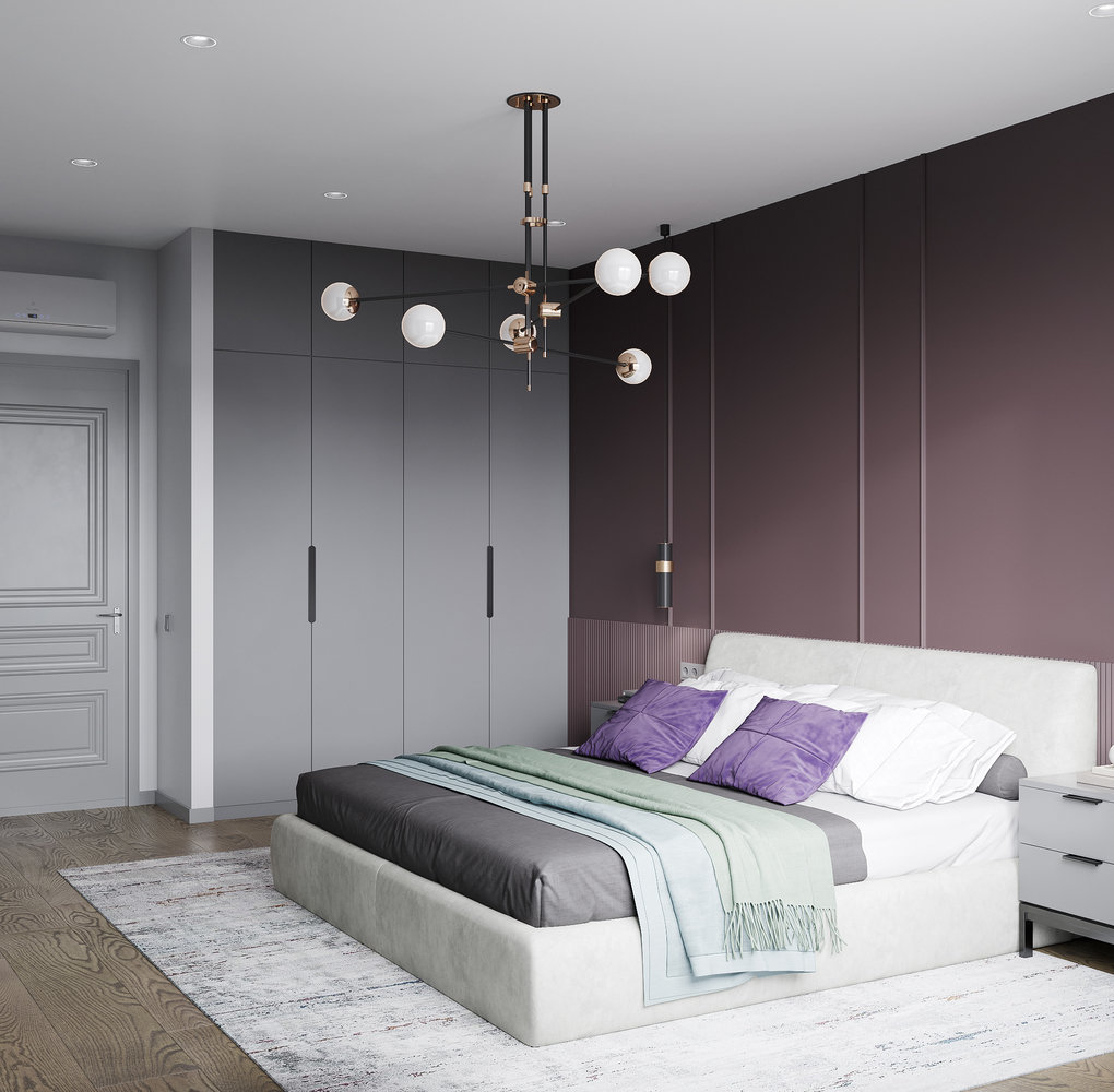 Фотография: Спальня в стиле Современный, Квартира, Проект недели, Санкт-Петербург, 3 комнаты, 60-90 метров, Екатерина Третьякова, Tretiakova Interior – фото на INMYROOM