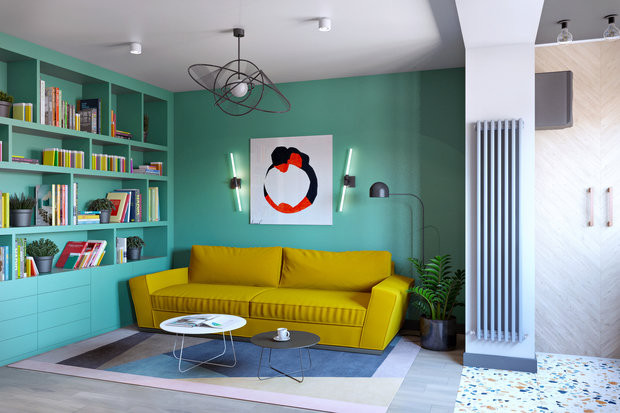 Фото из портфолио Colorblock – фотографии дизайна интерьеров на INMYROOM
