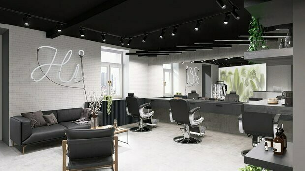 Фото из портфолио Barbershop – фотографии дизайна интерьеров на INMYROOM