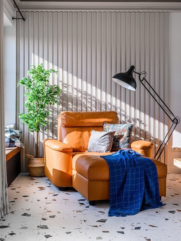 Фотография: Гостиная в стиле Современный, Эклектика, Кухня и столовая, Проект дня, Краснодар, Маргарита Мельникова, Кирпичный дом, 1 комната, 40-60 метров, Андрей Мельников – фото на INMYROOM