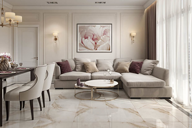 Фото из портфолио ЖК «Дом на Клинской» 63 кв.м. – фотографии дизайна интерьеров на INMYROOM