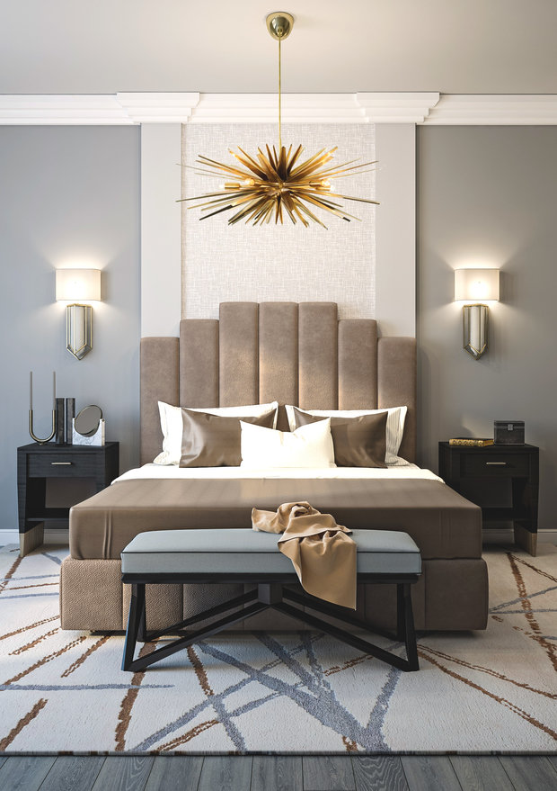 Фото из портфолио Серый ар-деко – фотографии дизайна интерьеров на INMYROOM