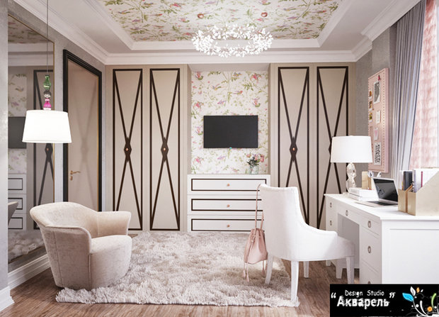 Фото из портфолио Интерьер четырехкомнатной квартиры в стиле американской классики – фотографии дизайна интерьеров на INMYROOM