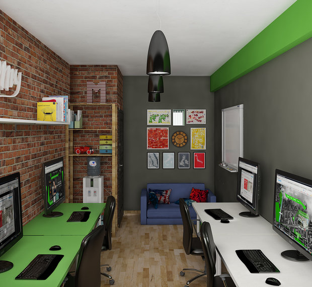 Фотография: Офис в стиле Лофт – фото на INMYROOM