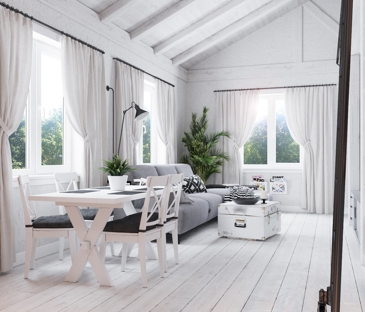 Фотография: Гостиная в стиле Скандинавский, Дом, Проект недели, Дача, Татарстан, каркасный дом, Сергей Петров, СИП-панели – фото на INMYROOM Фотография: Гостиная в стиле Скандинавский, Дом, Проект недели, Дача, Татарстан, каркасный дом, Сергей Петров, СИП-панели – фото на INMYROOM